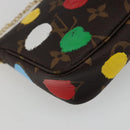 LOUIS VUITTON Yayoi Kusama Mini Pochette Accessoires Tasche M81866 Auth YKZ926SM-15