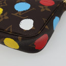 LOUIS VUITTON Yayoi Kusama Mini Pochette Accessoires Tasche M81866 Auth YKZ926SM-16