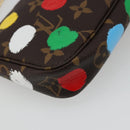 LOUIS VUITTON Yayoi Kusama Mini Pochette Accessoires Tasche M81866 Auth YKZ926SM-17