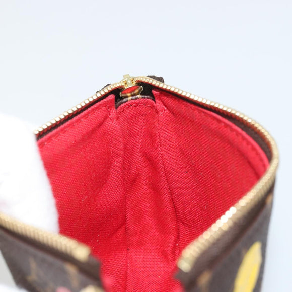 LOUIS VUITTON Yayoi Kusama Mini Pochette Accessoires Tasche M81866 Auth YKZ926SM