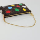 LOUIS VUITTON Yayoi Kusama Mini Pochette Accessoires Tasche M81866 Auth YKZ926SM-7