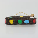 LOUIS VUITTON Yayoi Kusama Mini Pochette Accessoires Tasche M81866 Auth YKZ926SM-5