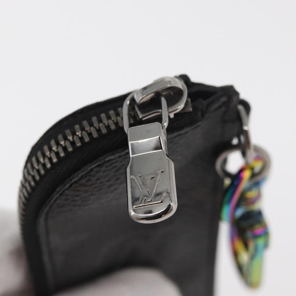 LOUIS VUITTON Monogram Eclipse Porte Cles Etoui Key Holder MP1856 Auth YKZ927A