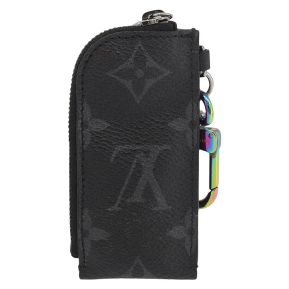 LOUIS VUITTON Monogram Eclipse Porte Cles Etoui Key Holder MP1856 Auth YKZ927A