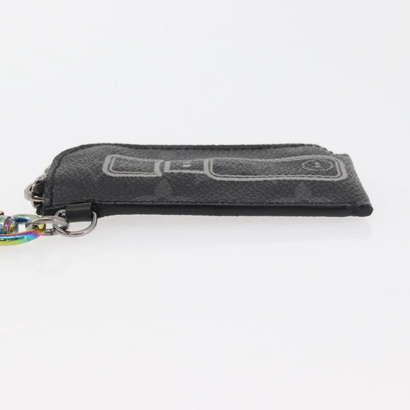 LOUIS VUITTON Monogram Eclipse Porte Cles Etoui Key Holder MP1856 Auth YKZ927A