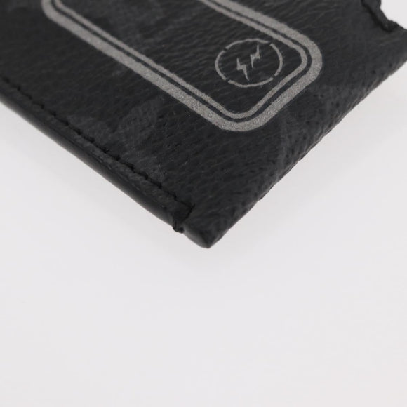 LOUIS VUITTON Monogram Eclipse Porte Cles Etoui Key Holder MP1856 Auth YKZ927A
