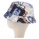 CHANEL Hat Cotton White CC Auth YKZ930M-4