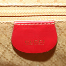 GUCCI Bamboo Backpack Leather Red Gold 003 1705 0030 Auth YKZ946-22