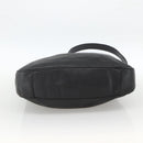 GUCCI Bamboo Shoulder Bag Leather 2way Black Gold 001 0166 1577 Auth YKZ947-5