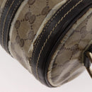 GUCCI GG Crystal Histeria Boston Bag Coated Canvas Beige Gold 181485 Auth YKZ948-16