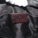 GUCCI GG Crystal Histeria Boston Bag Coated Canvas Beige Gold 181485 Auth YKZ948-18