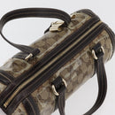GUCCI GG Crystal Histeria Boston Bag Coated Canvas Beige Gold 181485 Auth YKZ948-6