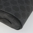 GUCCI GG Supreme Web Sherry Line Tasche PVC Schwarz Gold 119 02 087 Auth YKZ950-16