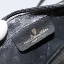 GUCCI GG Supreme Web Sherry Line Tasche PVC Schwarz Gold 119 02 087 Auth YKZ950-18