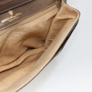 GUCCI GG Supreme Shoulder Bag PVC Beige Gold Auth YKZ952-19