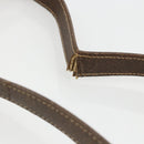 GUCCI GG Supreme Shoulder Bag PVC Beige Gold Auth YKZ952-9