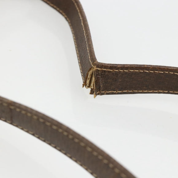 GUCCI GG Supreme Shoulder Bag PVC Beige Gold Auth YKZ952