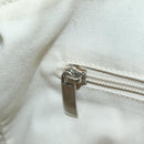 Salvatore Ferragamo Gancini Hand Bag Leather Light Blue Silver Auth YKZ953A-23