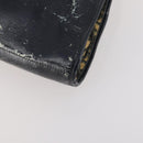 Christian Dior Trotter Canvas Hand Bag Navy Gold Auth YKZ959-9
