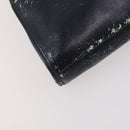 Christian Dior Trotter Canvas Hand Bag Navy Gold Auth YKZ959-16