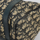 Christian Dior Trotter Canvas Boston Bag Navy Silver Auth YKZ960-9