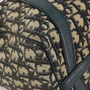 Christian Dior Trotter Canvas Boston Bag Navy Silver Auth YKZ960-14