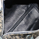 Christian Dior Trotter Canvas Boston Bag Navy Silver Auth YKZ960-11