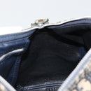 Christian Dior Trotter Canvas Boston Bag Navy Silver Auth YKZ960-17