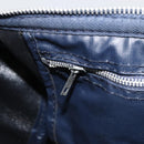 Christian Dior Trotter Canvas Boston Bag Navy Silver Auth YKZ960-19
