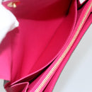 LOUIS VUITTON Multicolor Portefeiulle Sarah Wallet Black M60668 LV Auth YKZ969V-18
