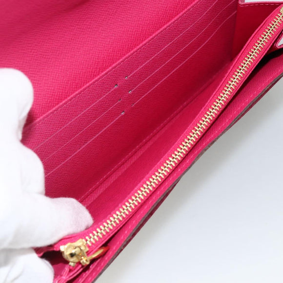 LOUIS VUITTON Multicolor Portefeiulle Sarah Wallet Black M60668 LV Auth YKZ969V