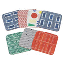HERMES Tou Temps Papier Coaster Coaster Paper Multicolor Auth YKZ971A-2