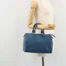 LOUIS VUITTON Epi Speedy 25 Hand Bag Toledo Blue M43015 LV Auth YKZ982-23