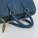 LOUIS VUITTON Epi Speedy 25 Hand Bag Toledo Blue M43015 LV Auth YKZ982-7