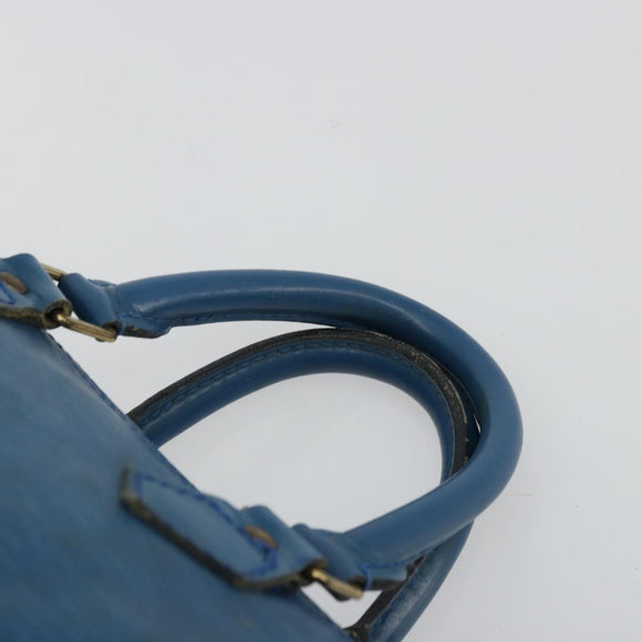 LOUIS VUITTON Epi Speedy 25 Hand Bag Toledo Blue M43015 LV Auth YKZ982