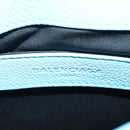 BALENCIAGA Hand Bag Leather 2way Light Blue Gold 391571 Auth YKZ985M-20