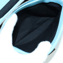 BALENCIAGA Hand Bag Leather 2way Light Blue Gold 391571 Auth YKZ985M-25