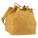 LOUIS VUITTON Epi Petit Noe Shoulder Bag Yellow M44109 LV Auth YKZ986-1