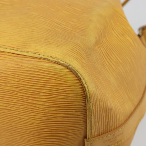 LOUIS VUITTON Epi Petit Noe Shoulder Bag Yellow M44109 LV Auth YKZ986