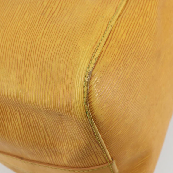 LOUIS VUITTON Epi Petit Noe Shoulder Bag Yellow M44109 LV Auth YKZ986