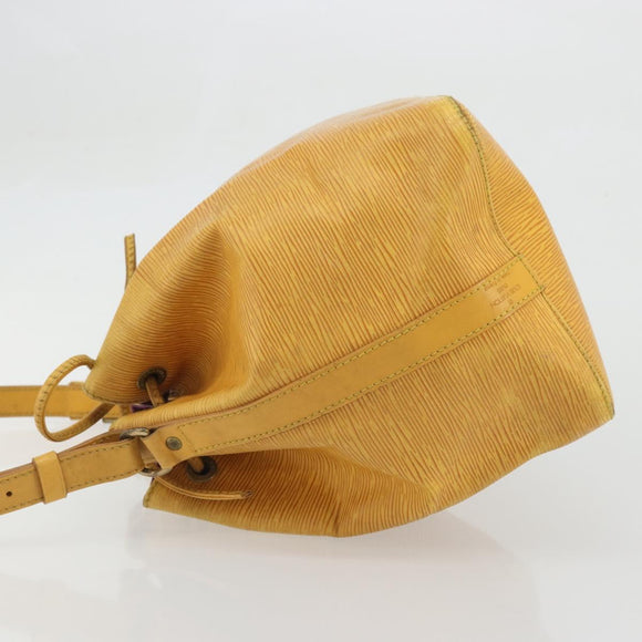LOUIS VUITTON Epi Petit Noe Shoulder Bag Yellow M44109 LV Auth YKZ986