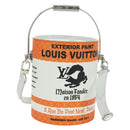 LOUIS VUITTON LV Painted Can Shoulder Bag PVC Orange M81590 Auth YKZ991SM-1