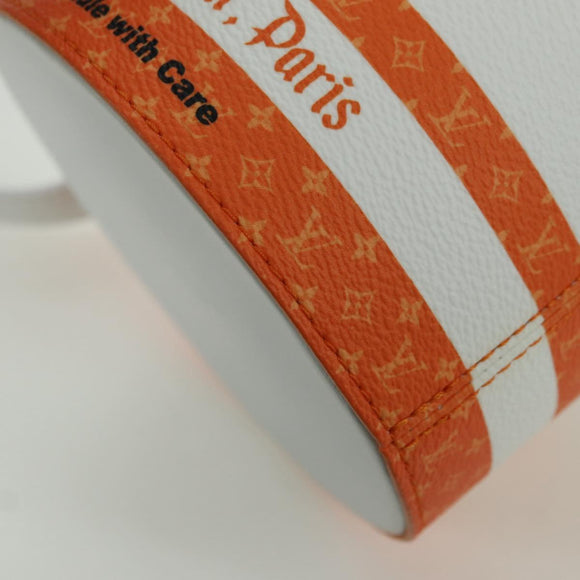 LOUIS VUITTON LV Painted Can Shoulder Bag PVC Orange M81590 Auth YKZ991SM