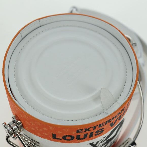 LOUIS VUITTON LV Painted Can Shoulder Bag PVC Orange M81590 Auth YKZ991SM