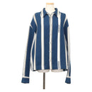 JACQUEMUS Long Sleeve Shirt Cotton Blue Auth ym006M-1