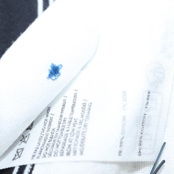 JACQUEMUS Long Sleeve Shirt Cotton Blue Auth ym006M