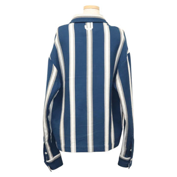 JACQUEMUS Long Sleeve Shirt Cotton Blue Auth ym006M - 0