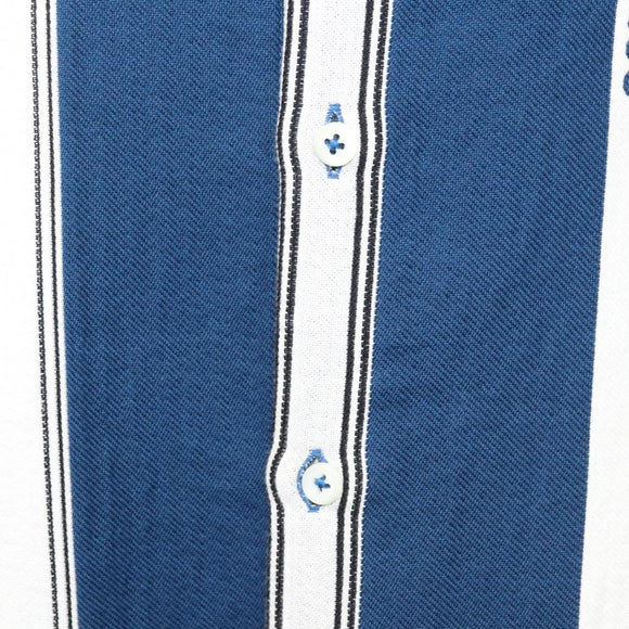 JACQUEMUS Long Sleeve Shirt Cotton Blue Auth ym006M