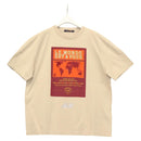 LOUIS VUITTON T Shirt Cotton Beige LV Auth ym008M-1