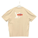 LOUIS VUITTON T Shirt Cotton Beige LV Auth ym008M-2
